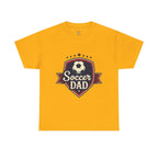 Retro Badge Style: The Vintage Soccer Dad Shield Tee