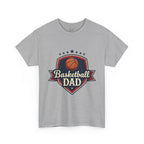 Retro Court Style: The Vintage Basketball Dad Shield Tee - Magnolia Wild SC