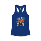 Figure Skating Mom Racerback Tank – Personalized Name & Number Option | Lightweight Women’s Figure Skating Tank Top - Magnolia Wild SC