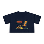 Softball Mom Mode Crop Tee - Magnolia Wild SC