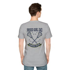Proud Girl Dad Lacrosse T-Shirt - Magnolia Wild SC