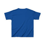 Plain blue t-shirt on a white background
