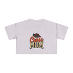 Cross Country Mom Cheetah Print Women's Crop Tee - Magnolia Wild SC