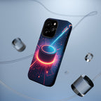 Neon Laser Hockey Puck Impact-Resistant Phone Case - Magnolia Wild SC