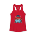 Swim Mom Racerback Tank – Personalized Name & Number Option | Lightweight Women’s Swim Tank Top - Magnolia Wild SC