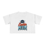 Swim Mom Print Crop Tee - Magnolia Wild SC
