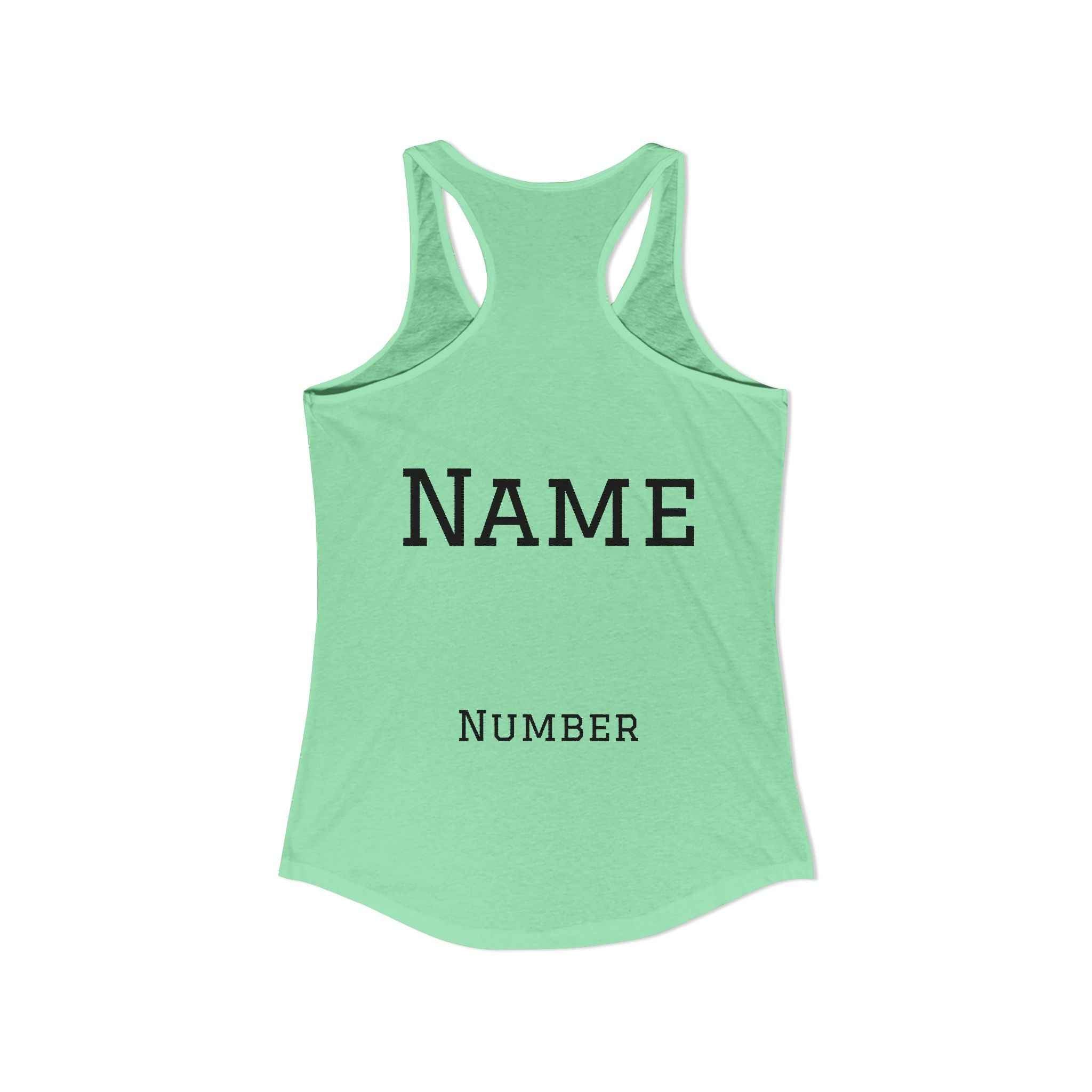 Personalized Figure Skating Racerback Tank