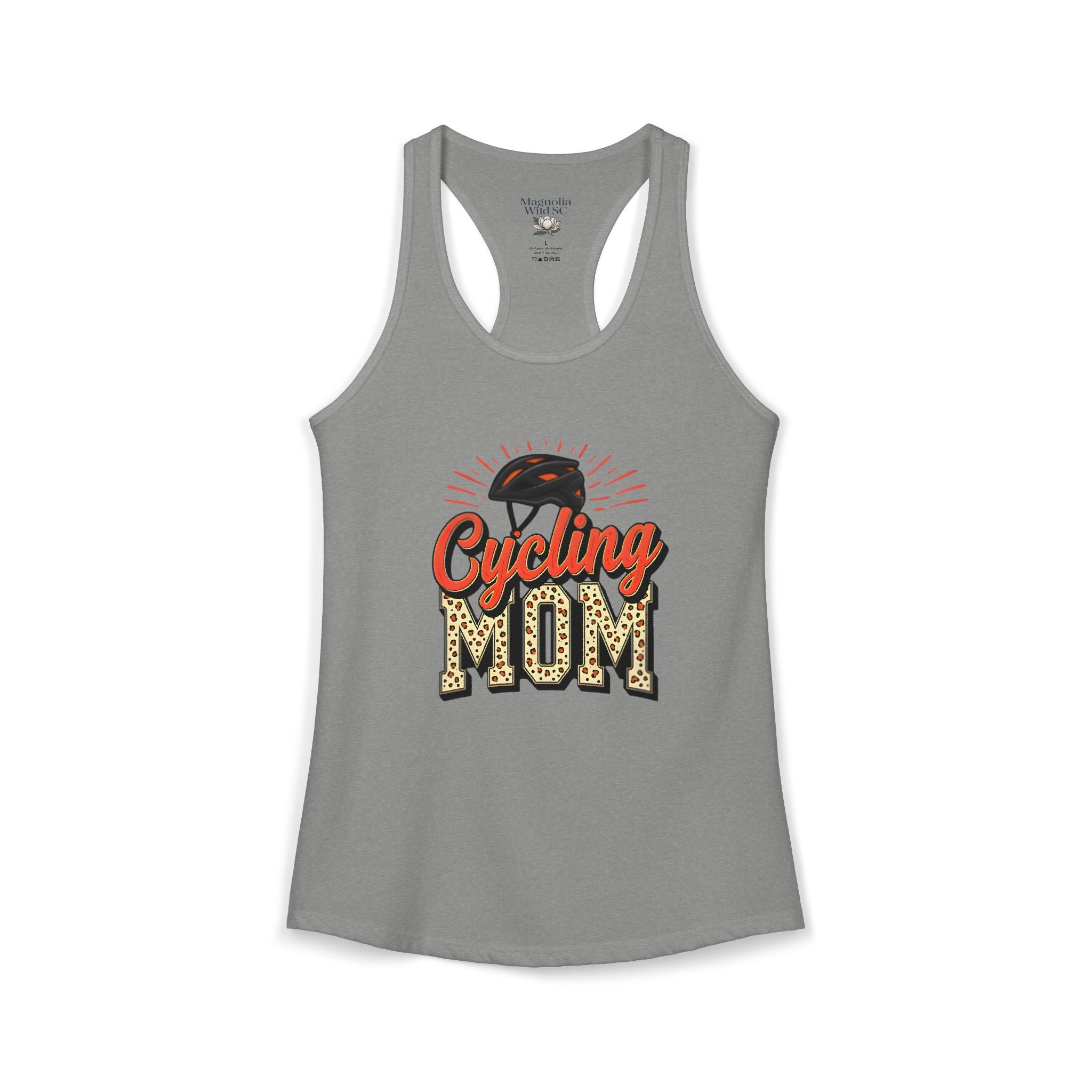 Personalized Cycling Mom Racerback Tank – Personalized Name & Number Option | Lightweight Women’s Cycling Tank TopCycling Racerback Tank - Magnolia Wild SC