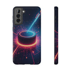 Neon Laser Hockey Puck Impact-Resistant Phone Case - Magnolia Wild SC