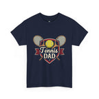 Retro Badge Style: The Vintage Tennis Dad Shield Tee - Magnolia Wild SC