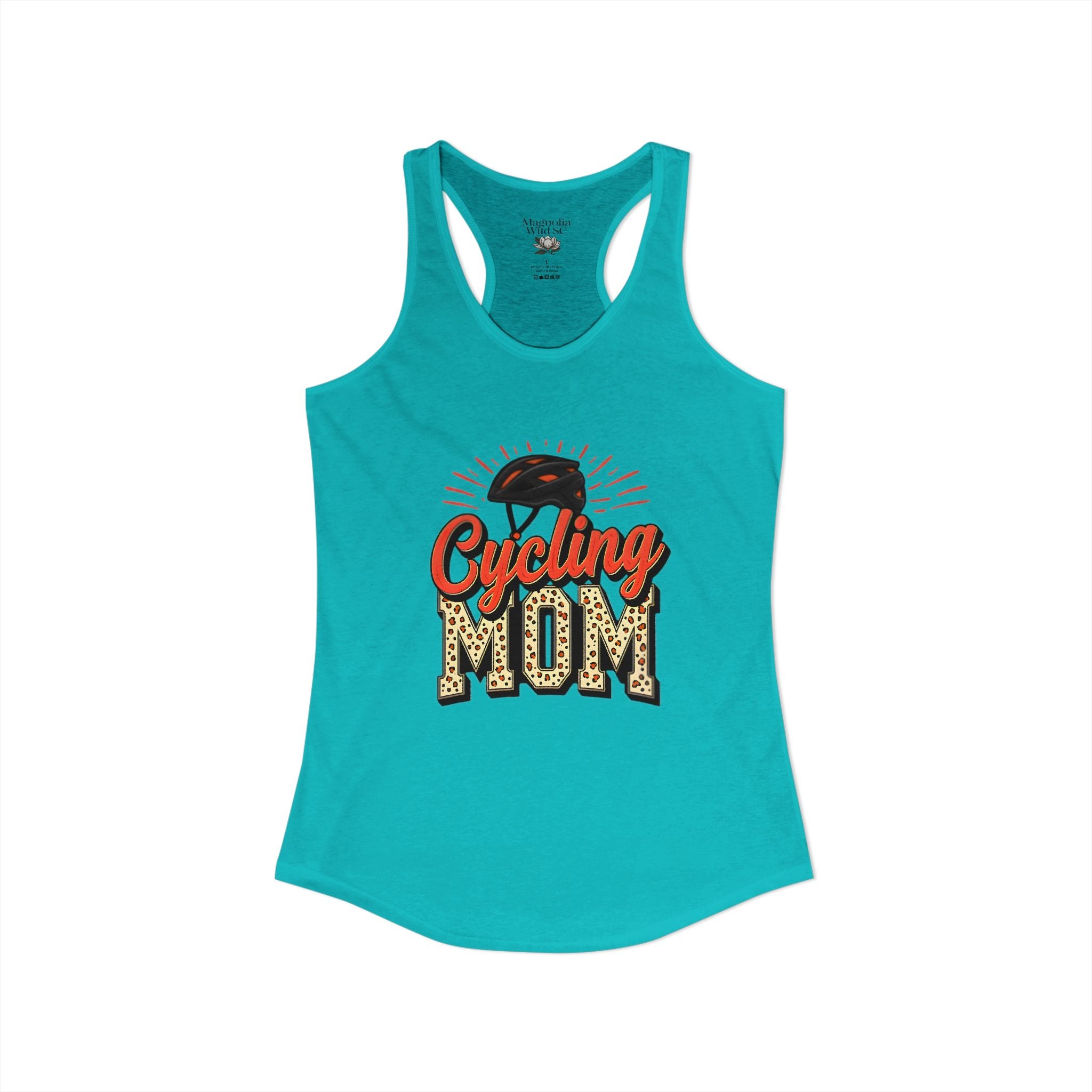 Personalized Cycling Mom Racerback Tank – Personalized Name & Number Option | Lightweight Women’s Cycling Tank TopCycling Racerback Tank - Magnolia Wild SC