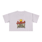 Softball Mom Cheetah Print Crop Tee for Women - Magnolia Wild SC