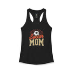 Soccer Mom Racerback Tank – Personalized Name & Number Option | Lightweight Women’s Soccer Tank Top - Magnolia Wild SC