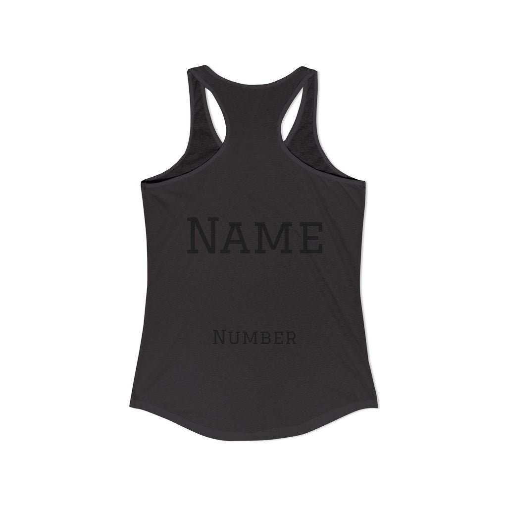 Lacrosse Mom Racerback Tank – Personalized Name & Number Option - Magnolia Wild SC
