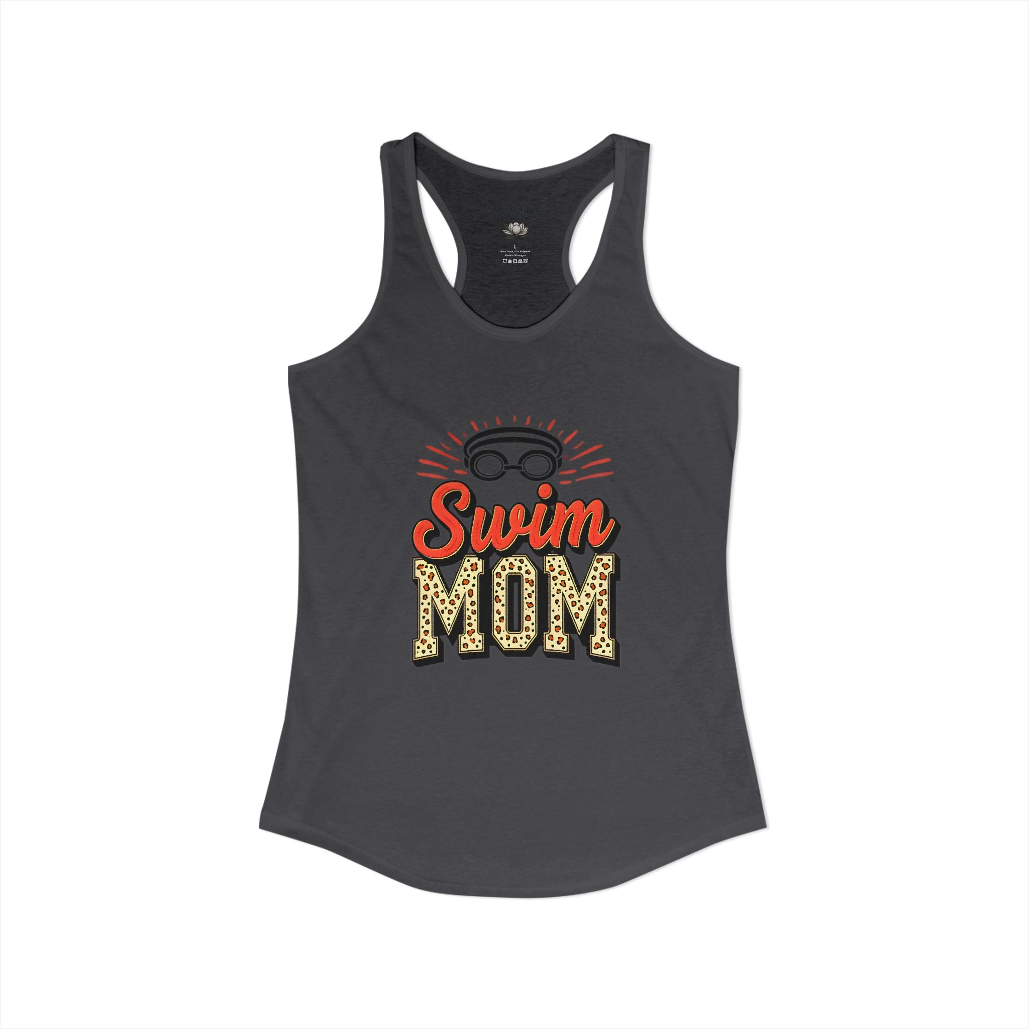 Swim Mom Racerback Tank – Personalized Name & Number Option - Magnolia Wild SC