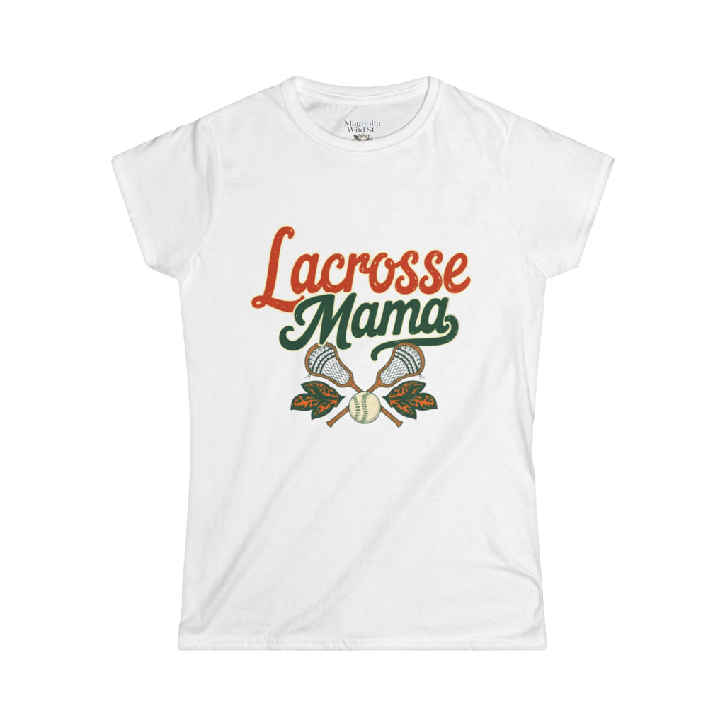Vintage Inspired Lacrosse Mama Tee - Magnolia Wild SC