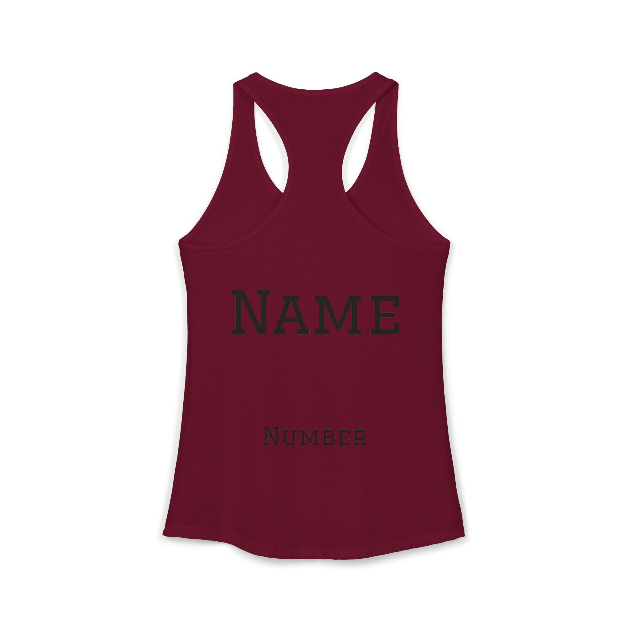 Volleyball Mom Racerback Tank – Personalized Name & Number Option | Lightweight Women’s Volleyball Tank Top - Magnolia Wild SC