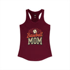 Baseball Mom Racerback Tank – Personalized Name & Number Option - Magnolia Wild SC