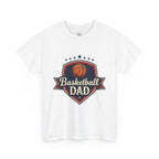 Retro Court Style: The Vintage Basketball Dad Shield Tee - Magnolia Wild SC