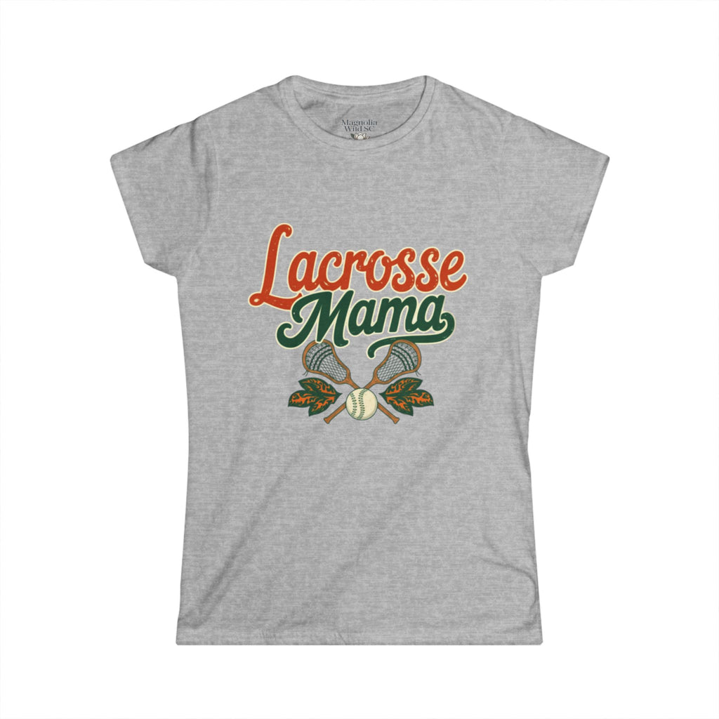 Vintage Inspired Lacrosse Mama Tee - Magnolia Wild SC