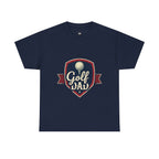 Retro Badge Style: The Vintage Golf Dad Shield Tee