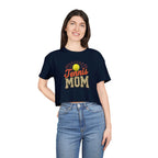 Tennis Mom Cheetah Print Crop Tee