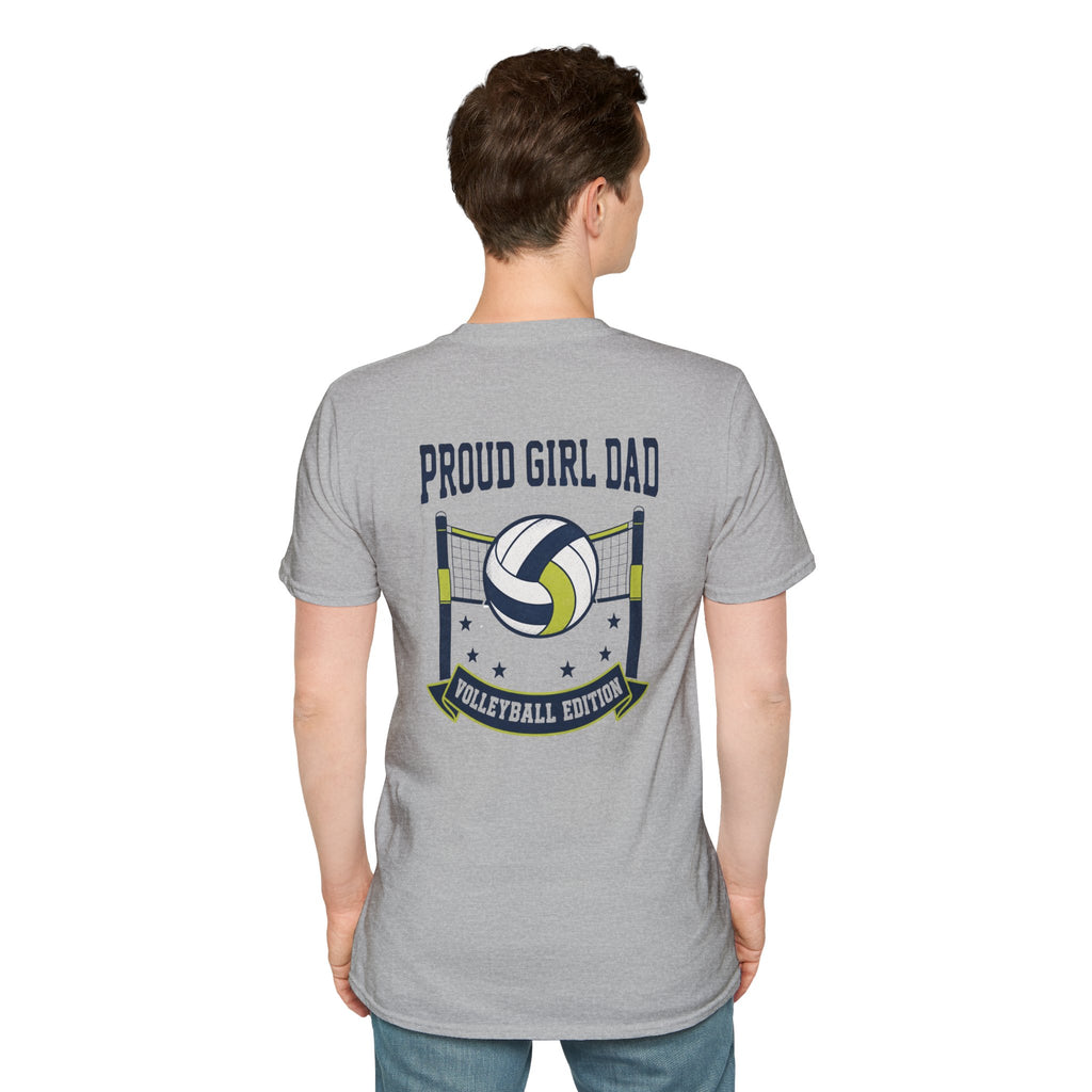 Proud Girl Dad Volleyball T-Shirt - Perfect Gift for Volleyball Dads - Magnolia Wild SC