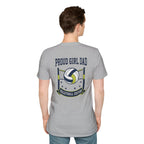 Proud Girl Dad Volleyball T-Shirt - Perfect Gift for Volleyball Dads - Magnolia Wild SC