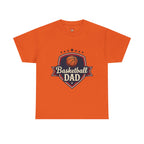 Retro Court Style: The Vintage Basketball Dad Shield Tee - Magnolia Wild SC