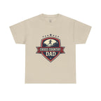 Retro Badge Style: The Vintage Cross Country Dad Shield Tee - Magnolia Wild SC