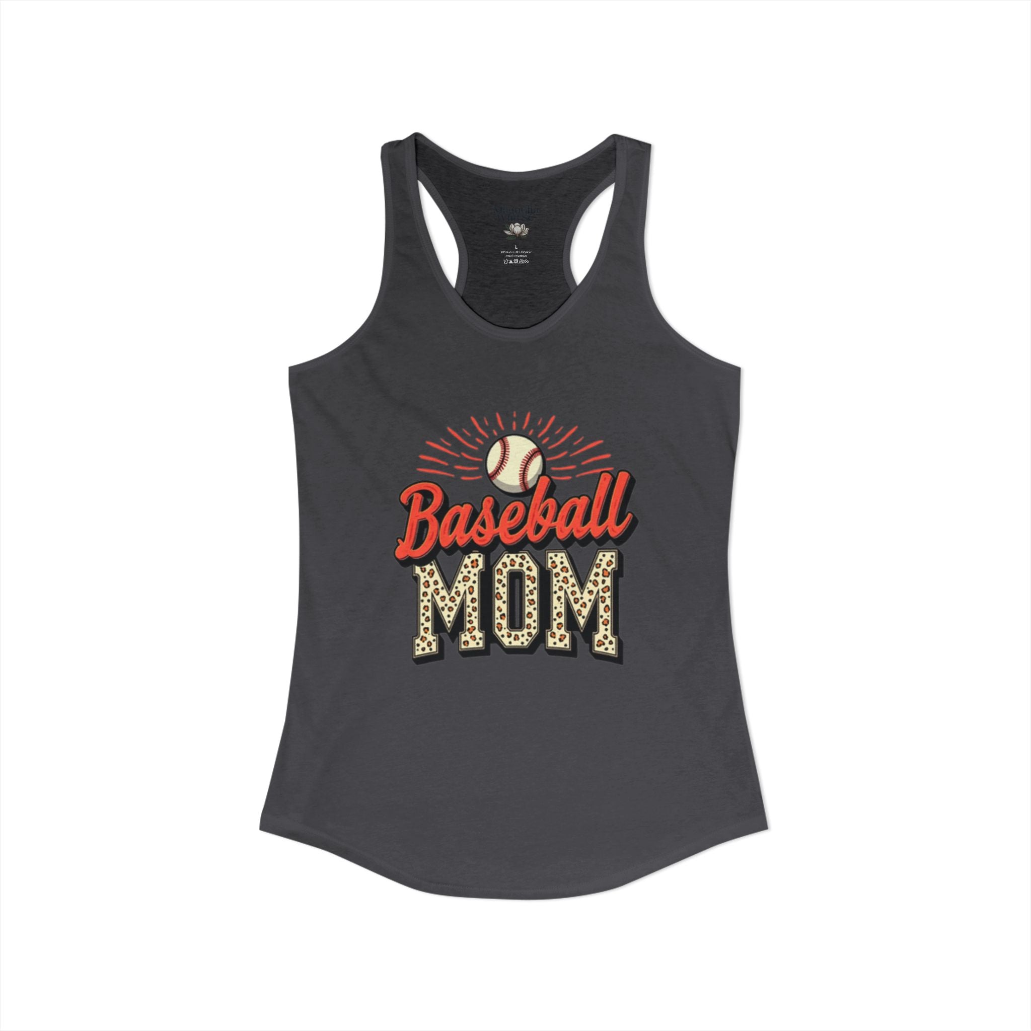 Baseball Mom Racerback Tank – Personalized Name & Number Option - Magnolia Wild SC