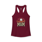 Volleyball Mom Racerback Tank – Personalized Name & Number Option | Lightweight Women’s Volleyball Tank Top - Magnolia Wild SC