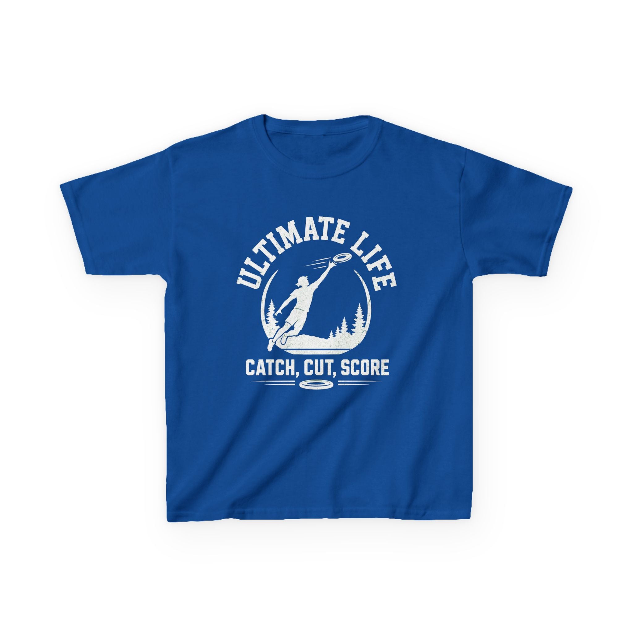 Ultimate Life Kids Tee — “Catch, Cut, Score” Ultimate Frisbee Youth Shirt - Magnolia Wild SC