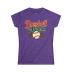 Retro Baseball Mom Tee - Magnolia Wild SC
