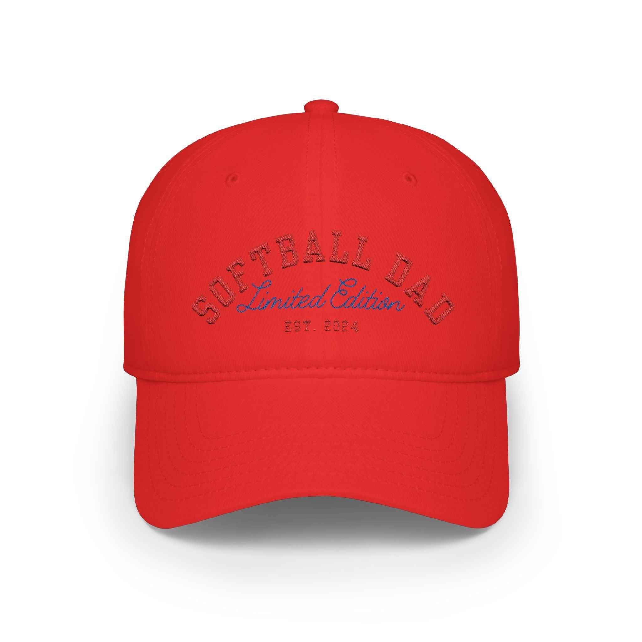 Personalized Softball Dad Baseball Cap — Limited Edition "Established [Year]"