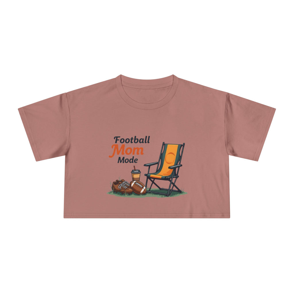 Football Mom Mode Crop Tee - Magnolia Wild SC