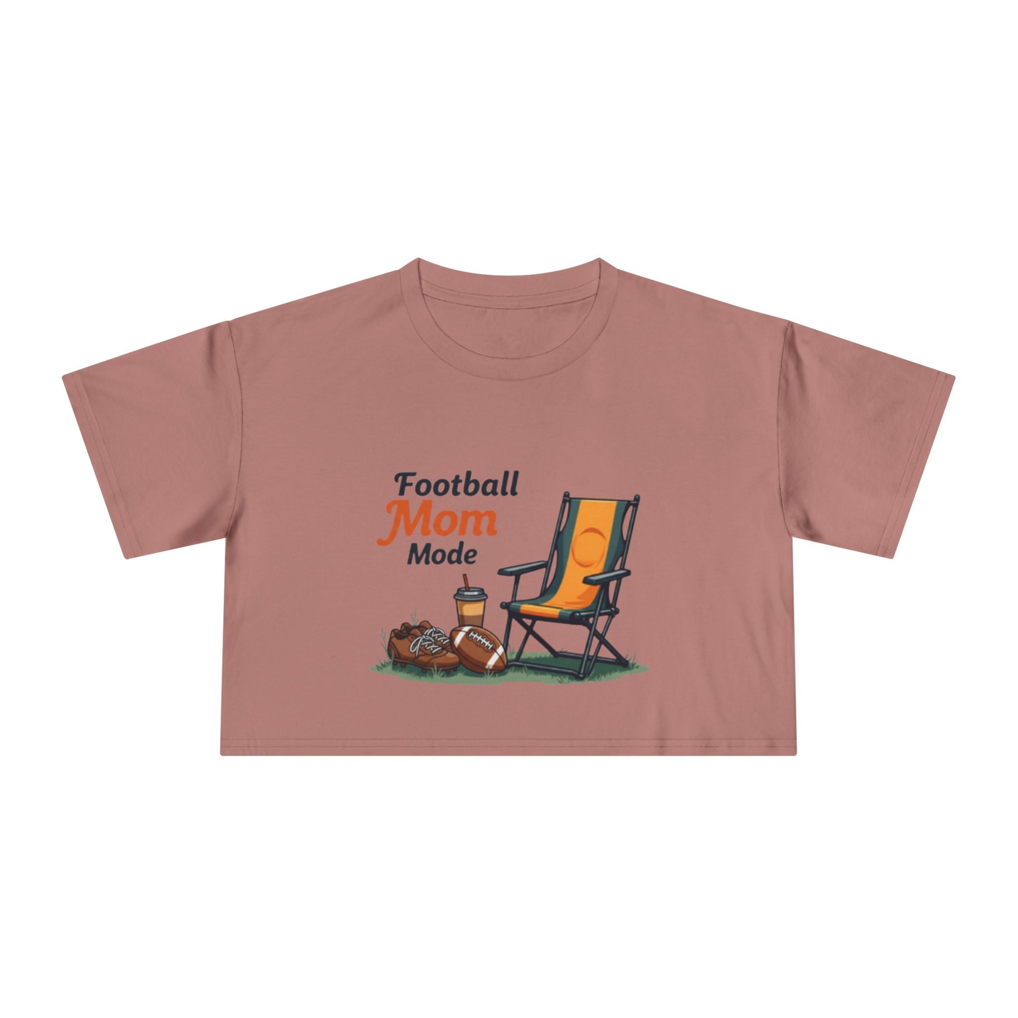 Football Mom Mode Crop Tee - Magnolia Wild SC
