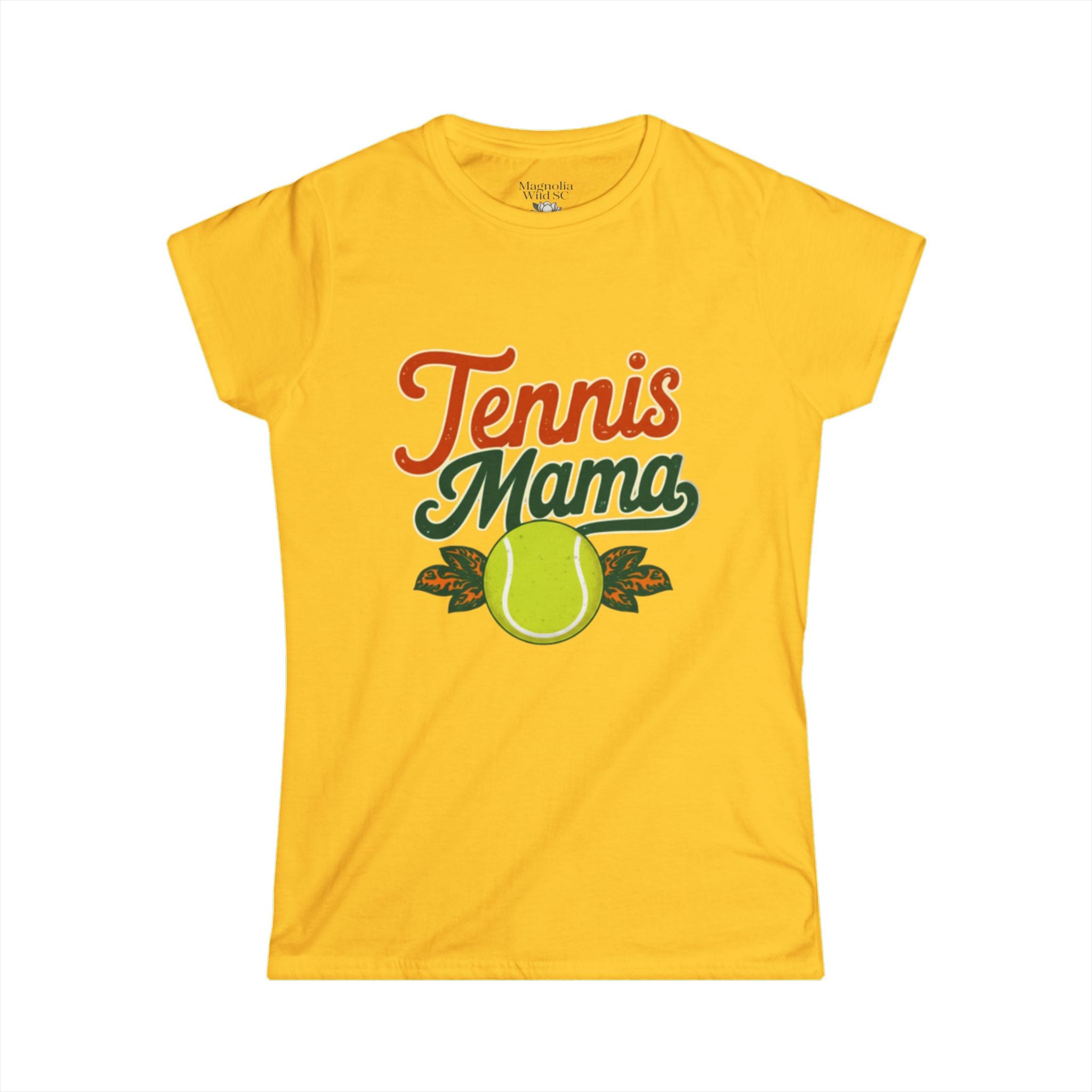 Retro Tennis Mama Tee - Magnolia Wild SC