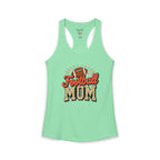 Football Mom Racerback Tank – Personalized Name & Number Option | Lightweight Women’s Football Tank Top - Magnolia Wild SC