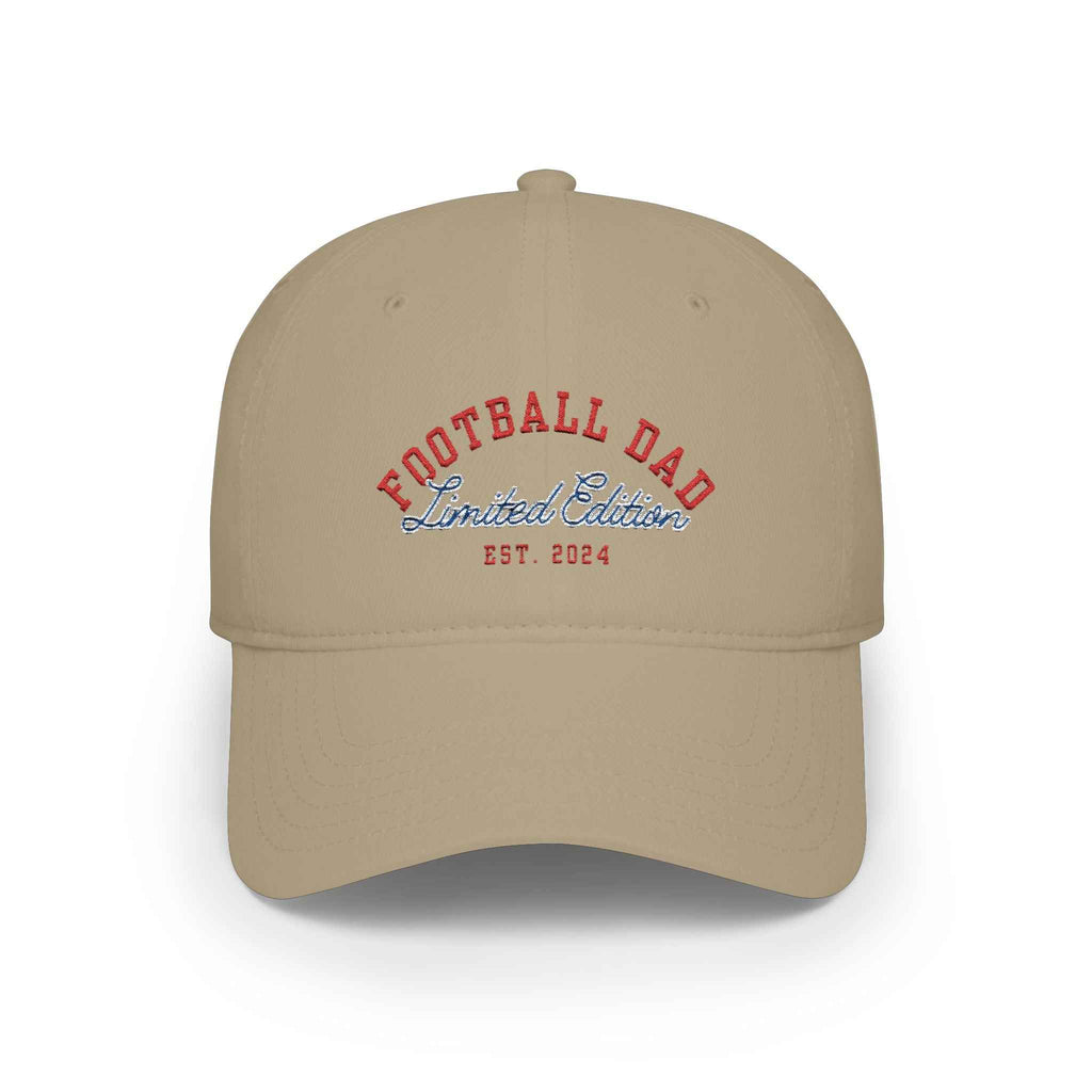 Personalized Football Dad Baseball Cap — Limited Edition "Established [Year]"