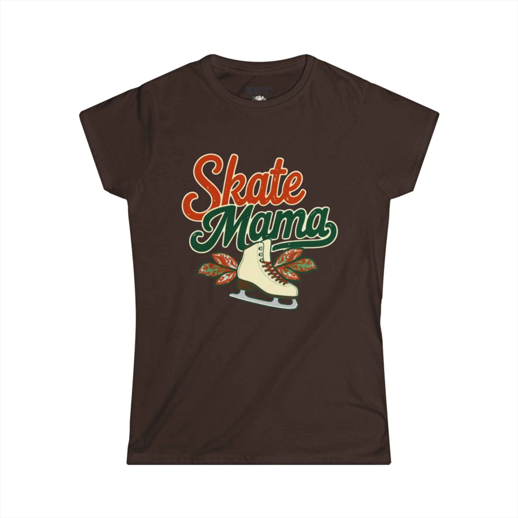 Retro Figure Skating Mama Tee
