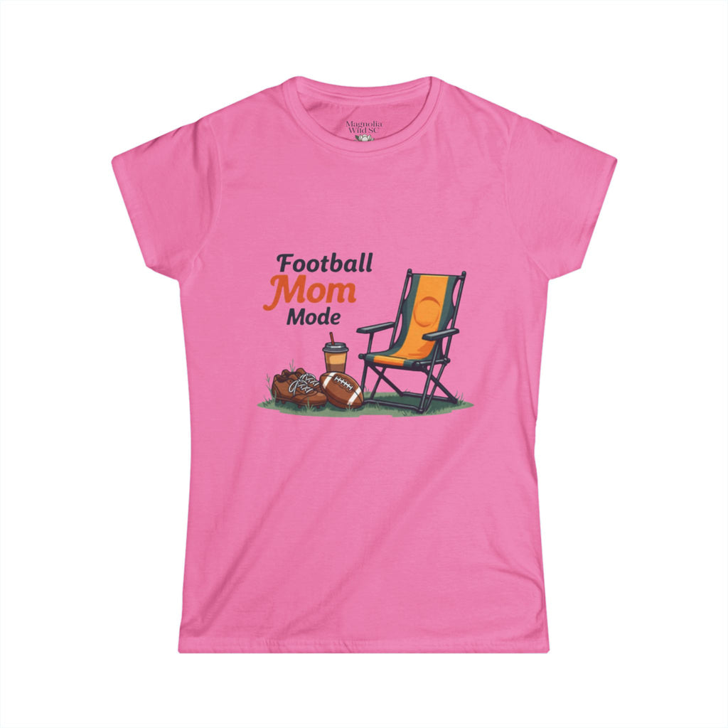 Football Mom Mode Tee - Magnolia Wild SC