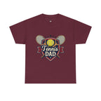 Retro Badge Style: The Vintage Tennis Dad Shield Tee