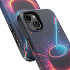 Neon Laser Hockey Puck Impact-Resistant Phone Case - Magnolia Wild SC