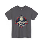 Retro Badge Style: The Vintage Volleyball Dad Shield Tee - Magnolia Wild SC
