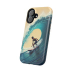 Surfer Riding a Wave iPhone Case — Magnetic Impact-Resistant - Magnolia Wild SC