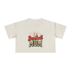 Baseball Mom Cheetah Print Women's Crop Tee - Magnolia Wild SC