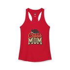 Mom Cross Country Mom Racerback Tank – Personalized Name & Number Option - Magnolia Wild SC