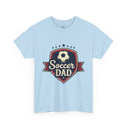 Retro Badge Style: The Vintage Soccer Dad Shield Tee - Magnolia Wild SC