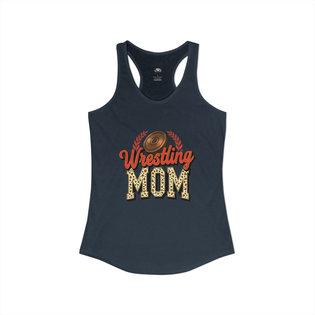 Wrestling Mom Racerback Tank – Personalized Name & Number Option | Lightweight Women’s Wrestling Tank Top - Magnolia Wild SC